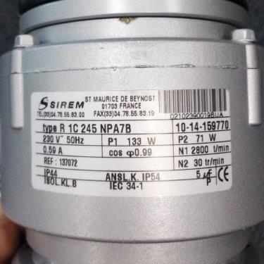 供应法国 SIREM 电机R1C250PPA7B离心泵电动滚筒等全系列
