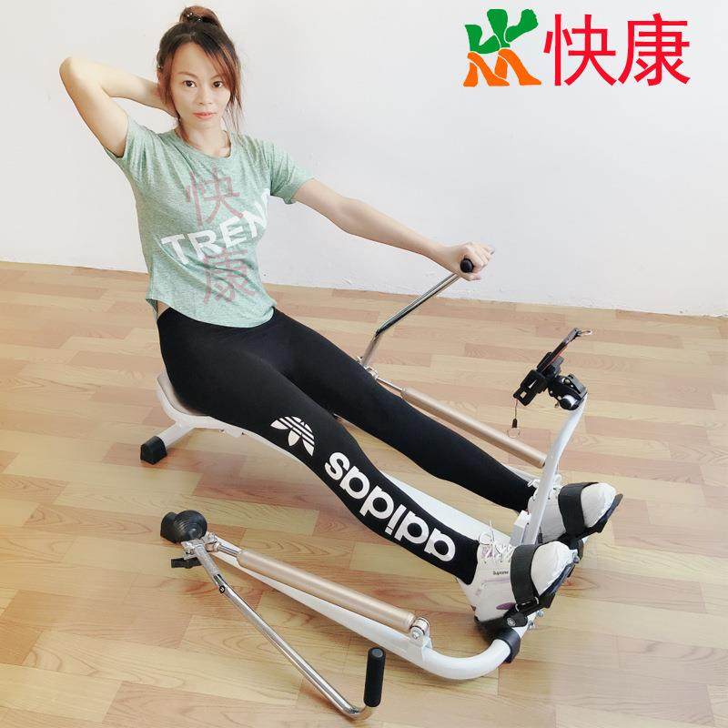 新款家用划船机液压划船器带APP手机夹拉绳室内运动器材源头工厂