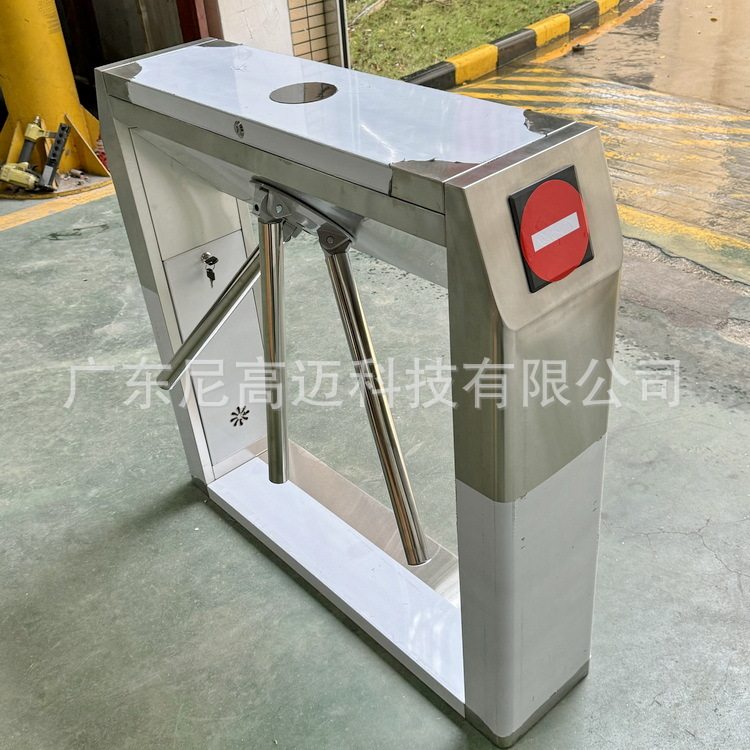 超市车站人行通道三辊闸不锈钢成品滚栅门防尾随旋转深圳全高闸机