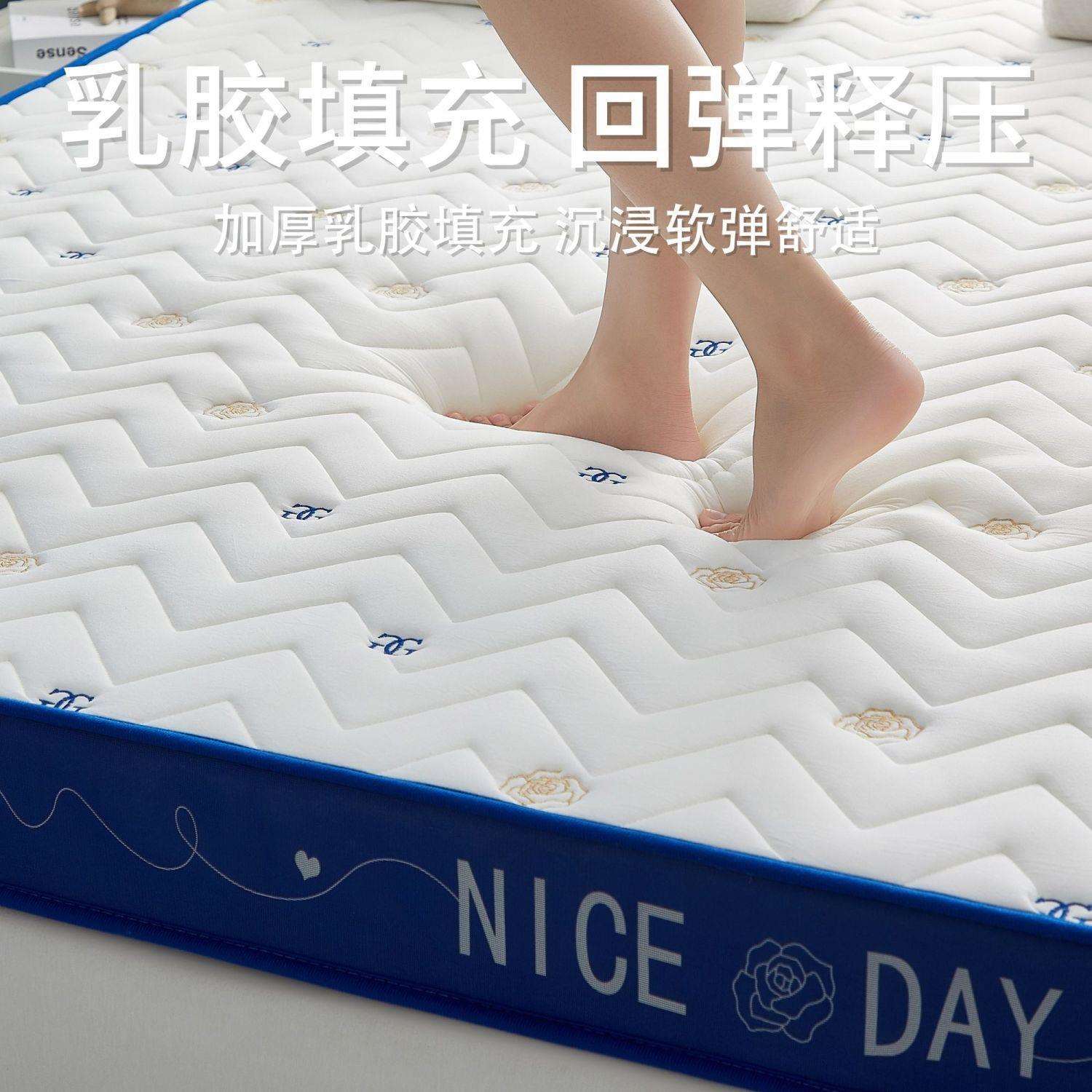 记忆乳胶床垫垫子床褥榻榻米海绵加厚家用单人软垫学生宿舍铺底