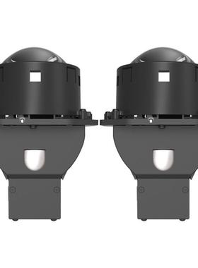 三为车灯工厂58瓦 6000K高亮3寸双芯双杯LED双光透镜大灯车灯