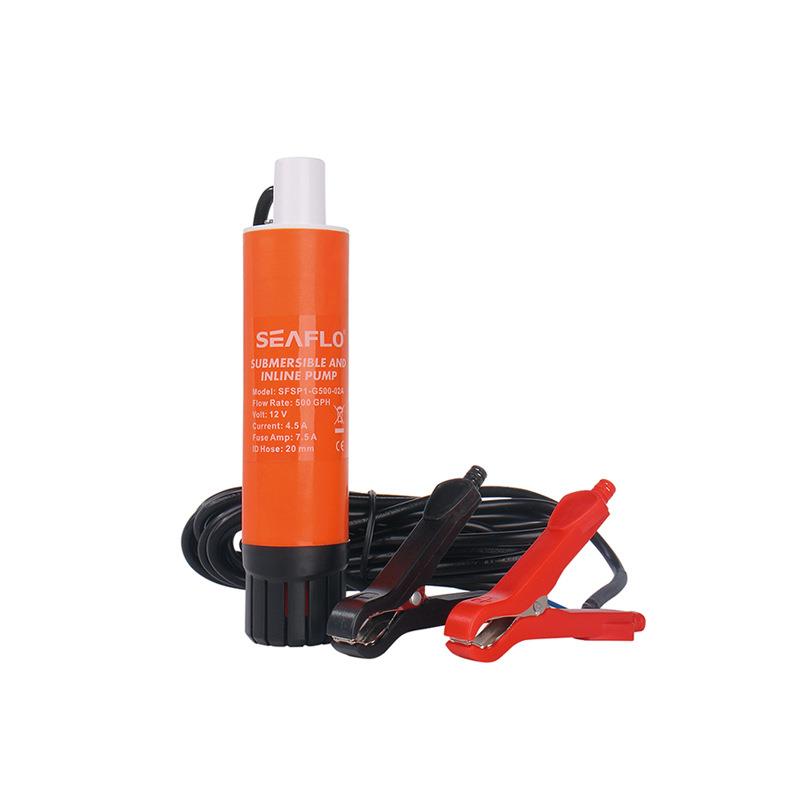 厂家直销SEAFLO便携式电动抽油泵直流柴油抽油泵微型潜水泵直线泵