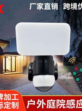 单头人体感应灯KMY009BLED智能人体感应投射灯 花园走廊安全灯厂