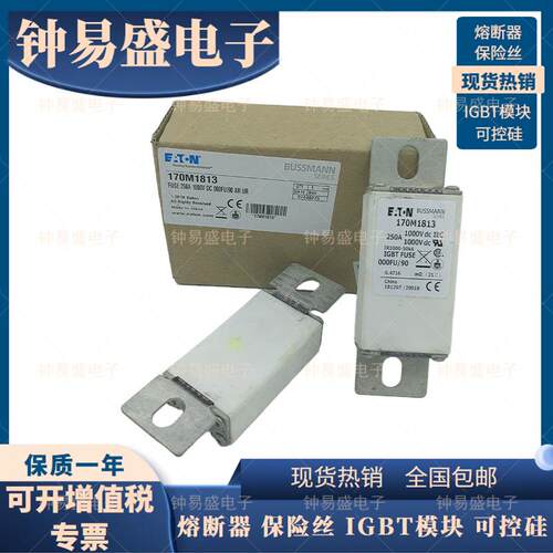 BUSSMANN熔断器000FU/90 170M1813/1809/1810/1811-250A 1000V