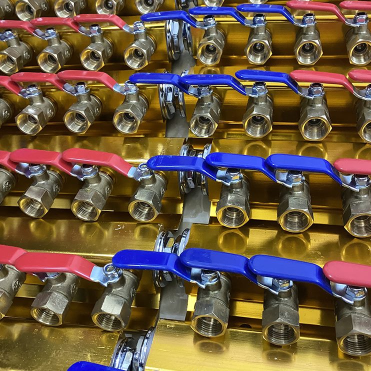 分配器单排注塑排水流分水器运双排循环分流器排水分水器机水模具