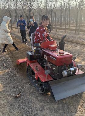 水田旱地JBZ柴油带微耕小机多功能型果园大棚园履林 翻土起隆犁地