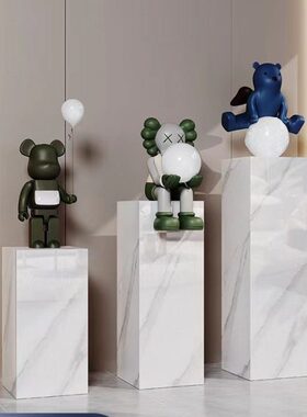 架板展示台底座现代简约岩客厅装饰品摆件花架装饰轻奢摆件