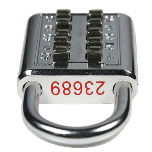 房门锁五十位按键位柜子锁锁健身房位密码锁专业大号防盗挂锁5