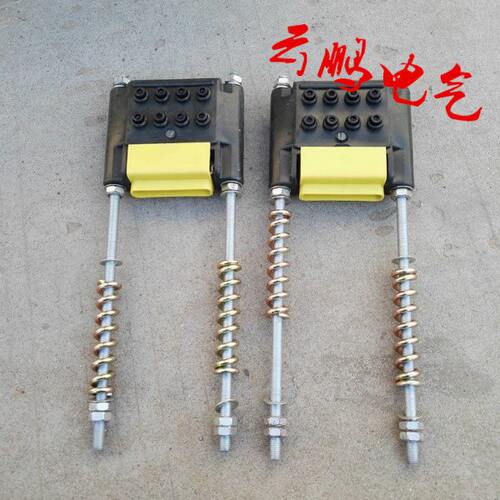 安全无接缝滑触线拉紧器行车无接缝滑线三级60A集电器碳刷3P4P