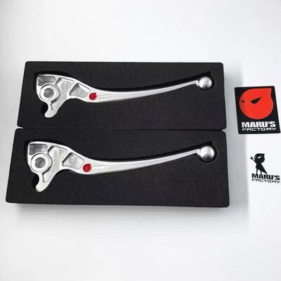 比亚乔桃子VESPA改装GTS300春天冲刺150牛角长版高质感刹车把手柄