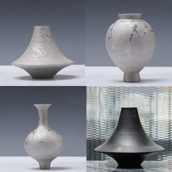 新中式创意异形花瓶客厅玄关餐桌桌面插花陶瓷花器工艺品轻奢摆件,家居饰品,花瓶,淘宝优惠券,粉丝福利购,淘宝优惠卷