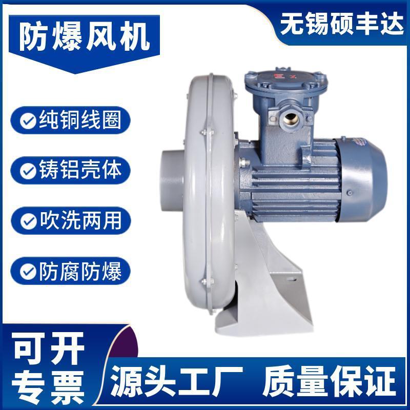 0.75kwBT4铝壳气体输送防爆风机 RB-750 750w二级能效 免维护工作