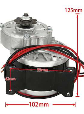 优耐跨境全规格有刷减速电机带脚12V24v36v250WMY1016Z2减速电机1