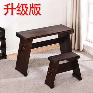 烧桐木仿古琴桌 共鸣古琴桌凳 中式实木琴桌国学桌书法桌茶艺桌