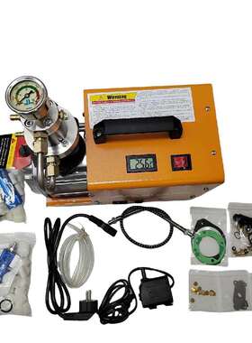 高压电动充气泵打气机30mpa/4500psi 单缸水冷循环带防爆双层过滤