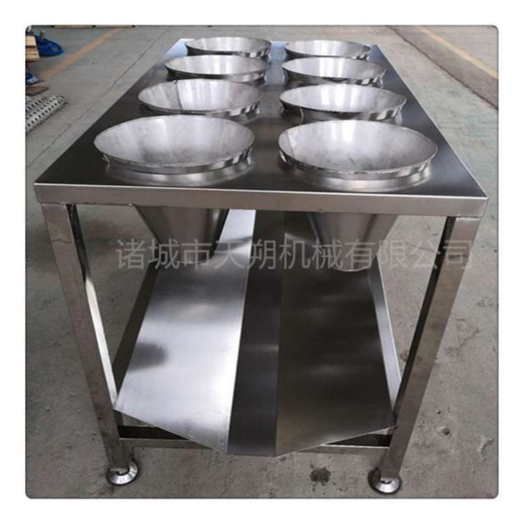 宰鸭神器鸡鸭鹅多锥桶自动沥血池旋转式家禽集血器收集器自动控血