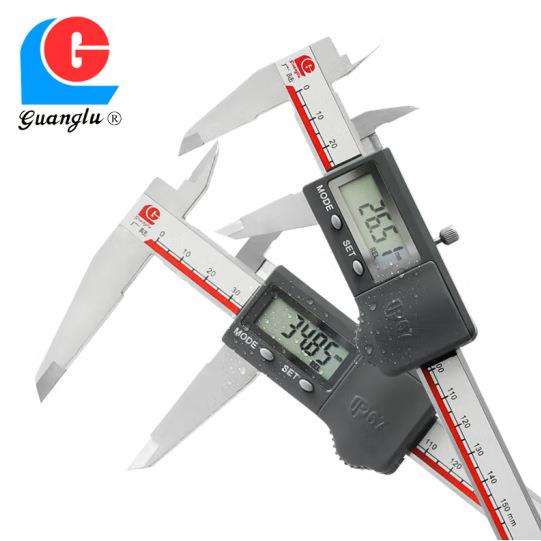 电子数显游标卡尺防水高精度游标卡尺工业0-300mm不锈钢电子卡尺