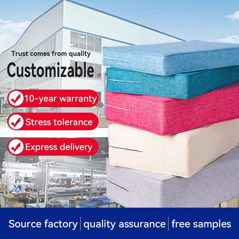 加厚加硬海绵飘窗垫子高密度实木沙发垫记忆棉屁股垫坐垫榻榻米垫