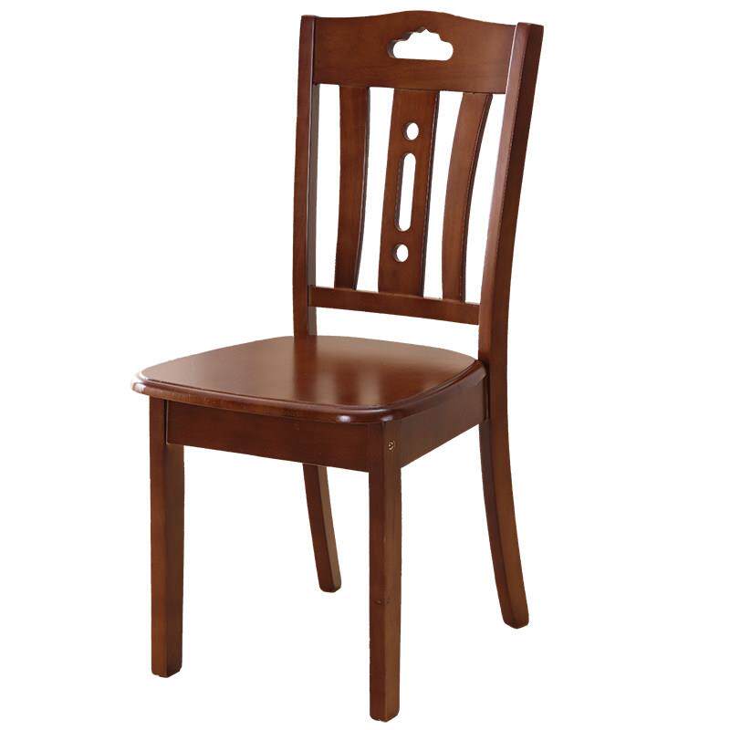 特价实木椅子家用靠背简约现代餐椅原木全实木餐厅白色餐桌椅子凳