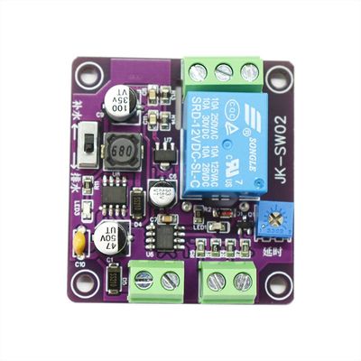 单路探针浮球开关o液位控制延时可调水位控制继电器电路