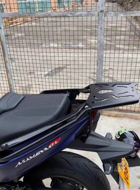 适用三阳TL500后货架 MAXSYM500后箱架 尾箱架 后货架 尾翼不锈板