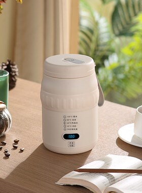 便携式烧水杯f旅行烧水壶小型办公室宿舍旅行出差保温电热开水杯