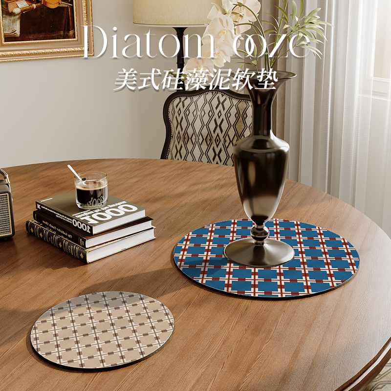 硅藻泥沥水垫厨房餐具p碗盘干燥控水垫防水防滑免洗隔热台面吸水