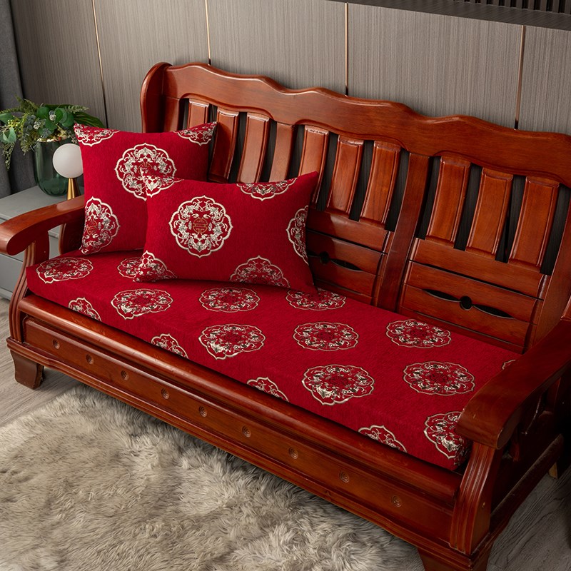 实木沙发坐垫简约现代红木椅35D45D高密度加Q硬海绵垫子防滑可拆
