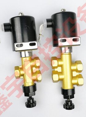 黄铜二位四通电磁阀 A102ED-15直动式二位四通电磁换向阀 排泥阀