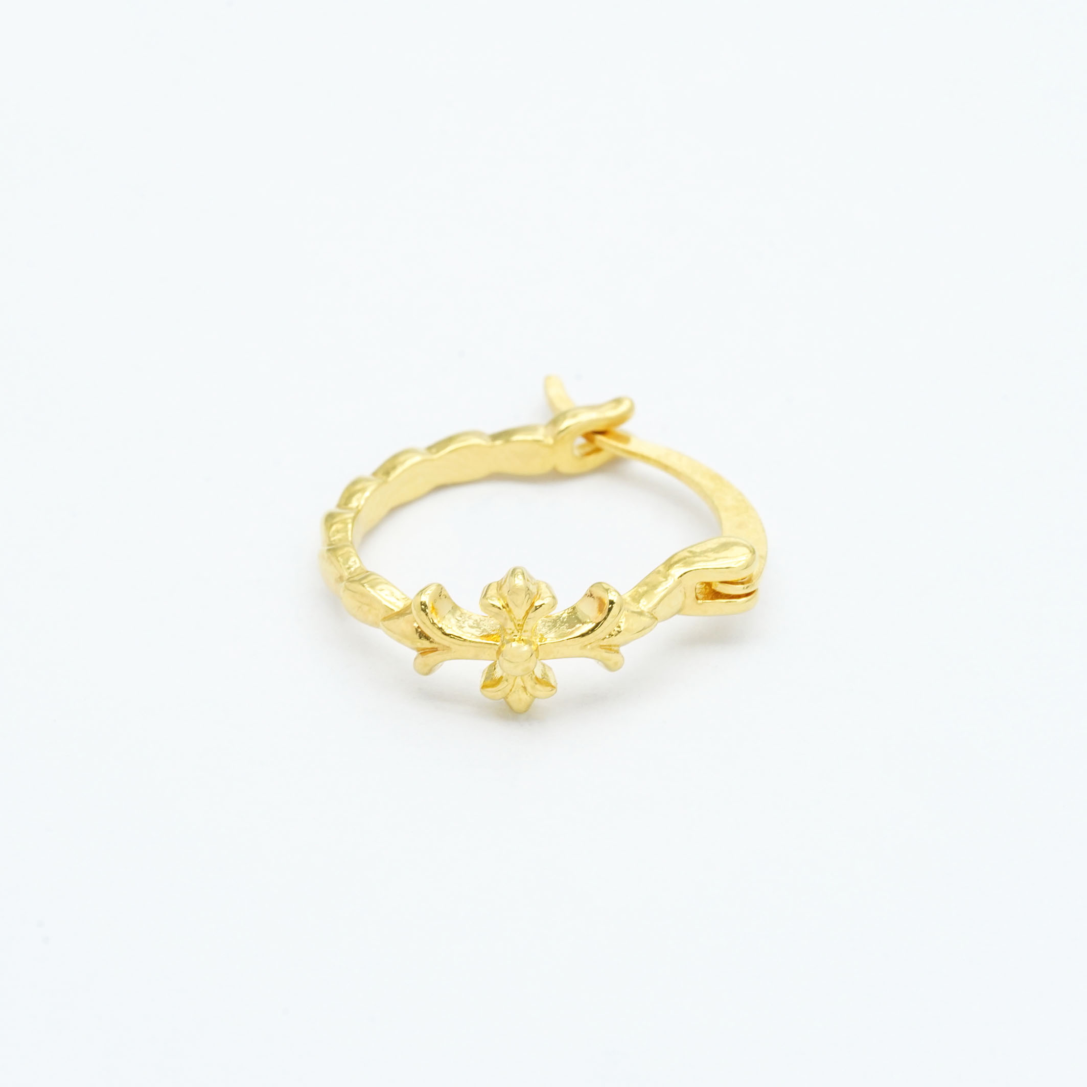 【店铺专属】18k金克罗罗耳圈耳饰女款（一对）【WT0444】不脱模