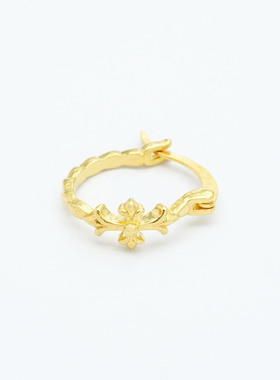 【店铺专属】18k金克罗罗耳圈耳饰女款（一对）【WT0444】不脱模