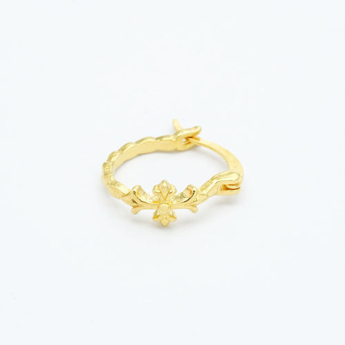 【店铺专属】18k金克罗罗耳圈耳饰女款（一对）【WT0444】不脱模