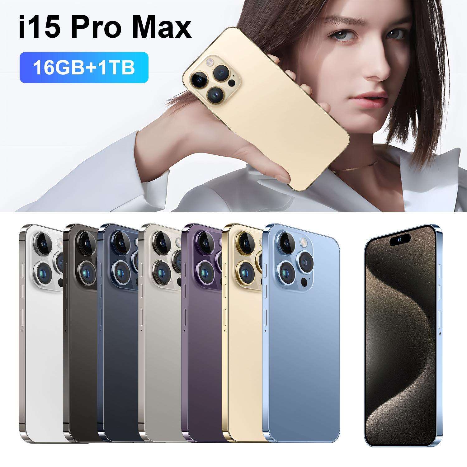 热销跨境手机I15 PRO MAX新款热卖16+1T便宜低价智能手机厂家