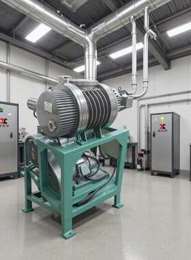 JZJX300-7真空机组ZJP300罗茨旋片式真空泵机组2x30A真空抽气设备