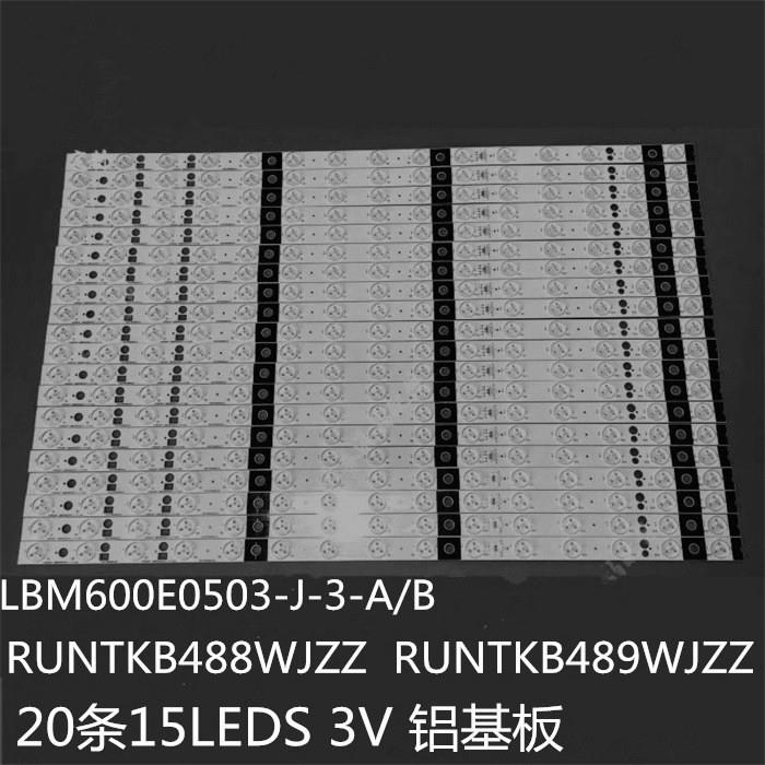 夏普LCD-60SU861A 60SU860A灯条LBM600E0503-J-3-A RUNTKB488WJZZ