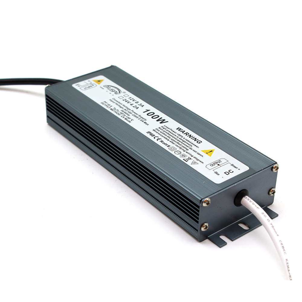 源头工厂12V户外防水开关电源DC12V100W灯条模组洗墙灯IP67变压器