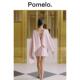 Pomelo 斗篷效果露背连衣裙 浅粉色