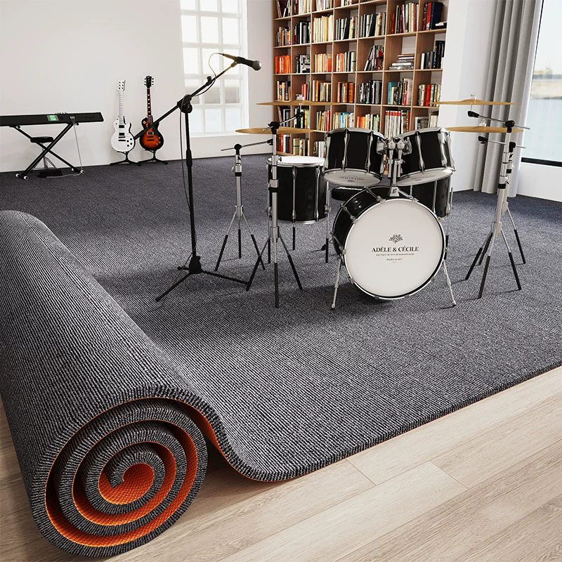 架子鼓专用隔音减震地垫卧室加厚楼层专业防滑降噪吸音降噪地毯