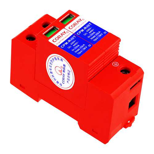 易科雷C级电源防雷器220V 40KA 二级避雷浪涌保护器420V CPM-R40T