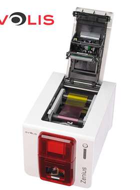 Evolis 爱立识Zenius 单面打印机工牌校园卡 导游证PVC白卡