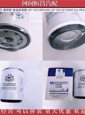 HC 欧马可康明斯柴油滤清器 L0110210053A0 0738A0 CLJ-492A R90T