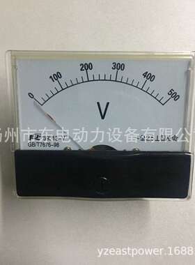 30KW 50KW 100KW三相发电机 交流电压表  69L13-V 指针式 0-500V