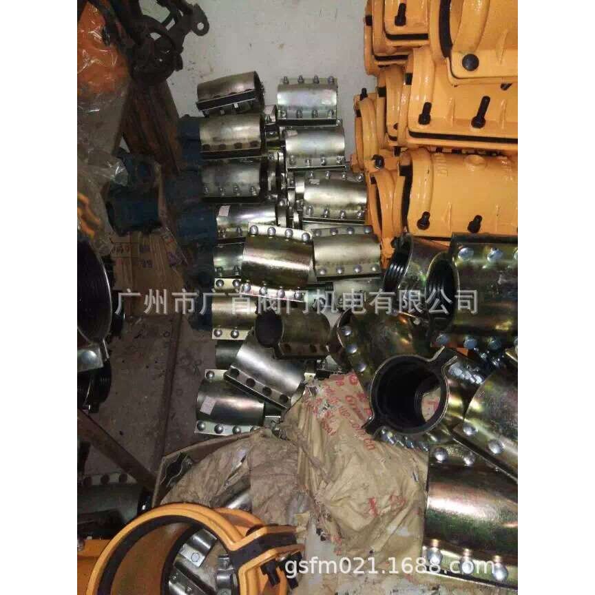 直身开边三通法兰堵漏快修抢修器 快速连接器 堵漏卡子镀锌钢管
