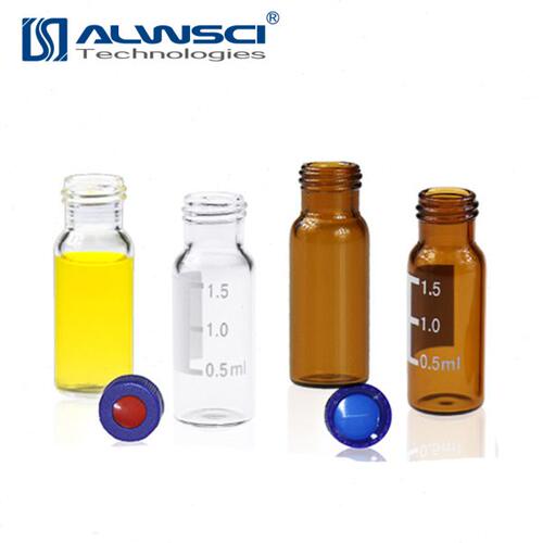 ALWSCI生产2ML 通用型 进口管材 色谱样品瓶 棕色带刻度 9-425