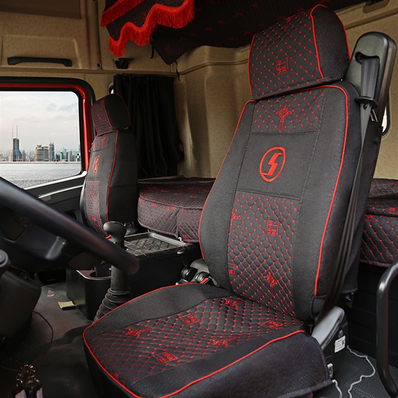 重汽豪瀚bN7W N7G/NX坐垫浩瀚N5W N5G J7大货车专用亚麻座套卧铺