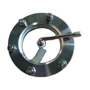 带刮板视镜 观察设备内部物料操作情况 使用压力为PN0.6Mpa-PN2.5