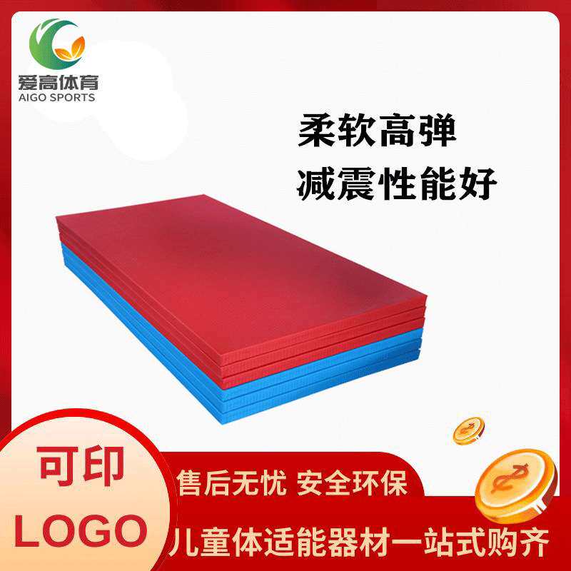 比赛专用柔道垫子摔跤训练垫榻榻米武术散打搏击专用垫空翻体操垫