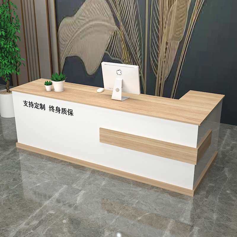 收银台平面台店铺小型转角便利店商用童装理发烧烤店吧台简约现代