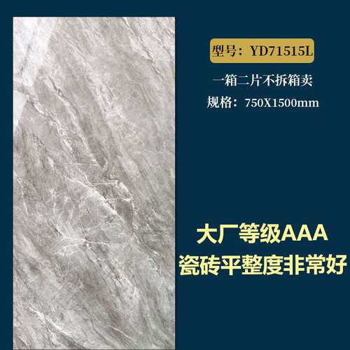 Polished Porcelain Marble Floor Wall 750X1500mm cheap price