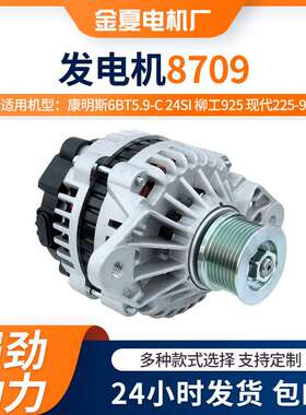 8709挖掘机发电机 康明斯6BT5.9-C 24SI 柳工925 XD225-9发电机